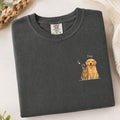Custom Watercolor Pet Portrait Shirt with Name – Dog & Cat T-Shirt
