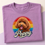 Custom Dog Shirt with Name – Retro Personalized Pet T-Shirt
