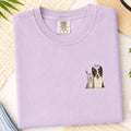 Custom Two Pet Portrait T-Shirt with Names