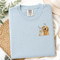 Custom Two Pet Portrait T-Shirt with Names | Personalized Pet Shirt