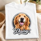 Custom Dog Shirt – Personalized Vintage Pet Portrait T-Shirt