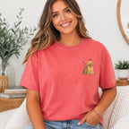 Custom Watercolor Pet Portrait Shirt with Name – Dog & Cat T-Shirt