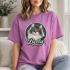 Custom Cat Shirt – Personalized Vintage Pet Portrait Tee