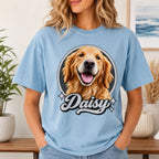 Custom Dog Shirt – Personalized Vintage Pet Portrait T-Shirt