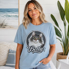 Custom Cat Shirt – Personalized Vintage Pet Portrait Tee
