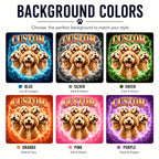 Custom Vintage Pet Portrait T-Shirt | Personalized Dog Graphic Tee