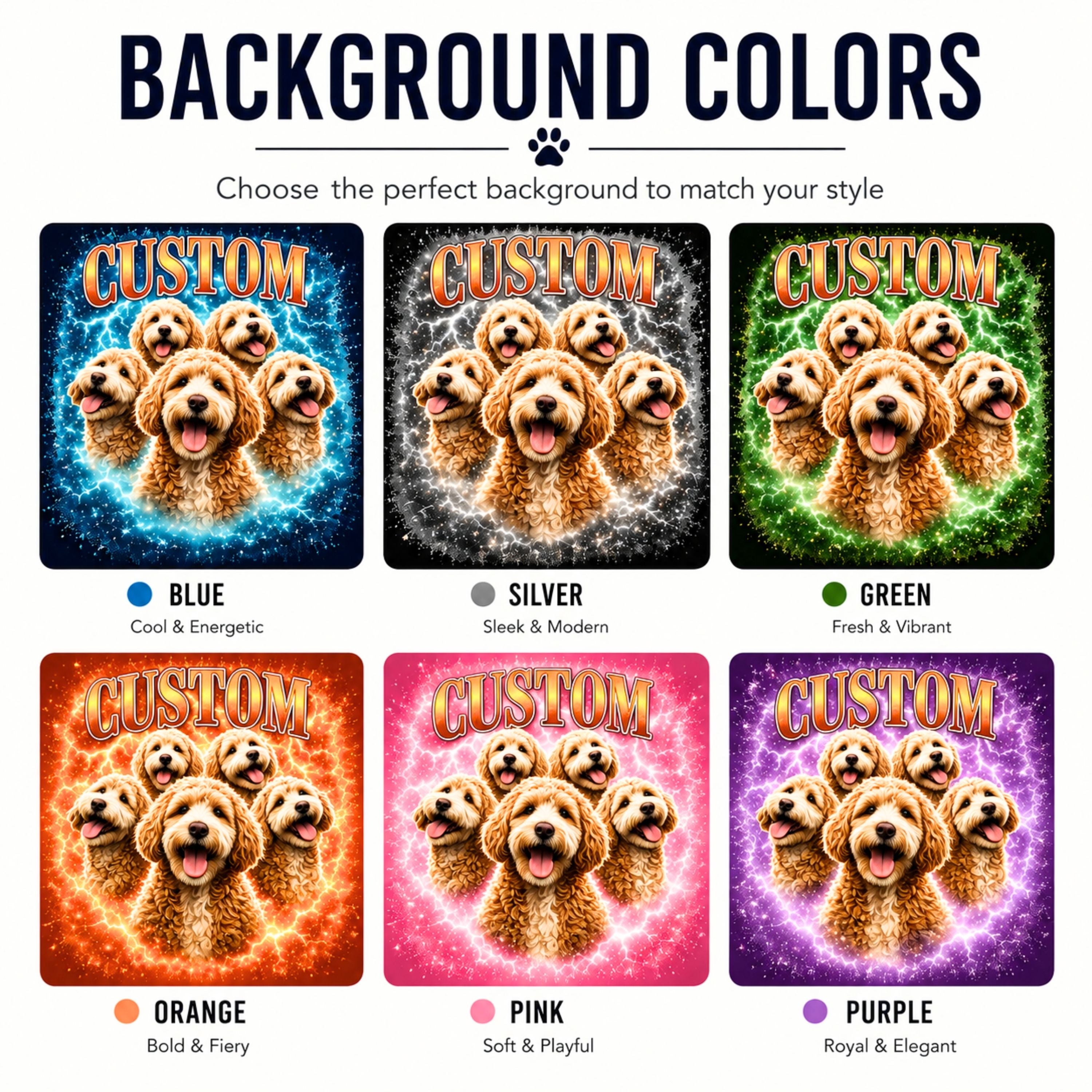Custom Vintage Pet Portrait T-Shirt | Personalized Dog Graphic Tee