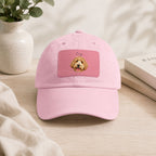 Custom Pet Portrait Dad Hat with Personalized Name Patch
