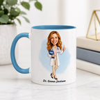 Personalized Doctor Caricature Mug – A Gift They’ll Love