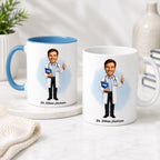 Personalized Doctor Caricature Mug – Create Their Gift Today