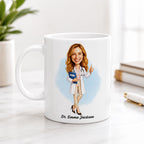 Personalized Doctor Caricature Mug – A Gift They’ll Love