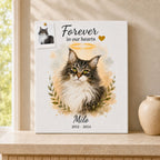 Custom Watercolor Pet Memorial Portrait – Forever Loved