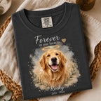 Custom Pet Memorial Shirt – Watercolor Portrait & Name