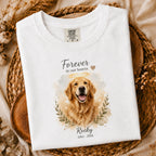 Custom Pet Memorial Shirt – Watercolor Portrait & Name