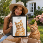 Custom Watercolor Pet Portrait from Photo | Personalized Pet Art