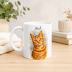 Personalized Watercolor Pet Portrait Mug | Custom Cat & Dog Gift