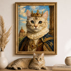 Custom Renaissance Pet Portrait | Royal Oil Painting Gift