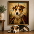 Custom Renaissance Pet Portrait | Royal Oil Painting Gift
