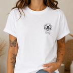 Custom Minimalist Pet Sketch T-Shirt | Personalized Dog Portrait Tee