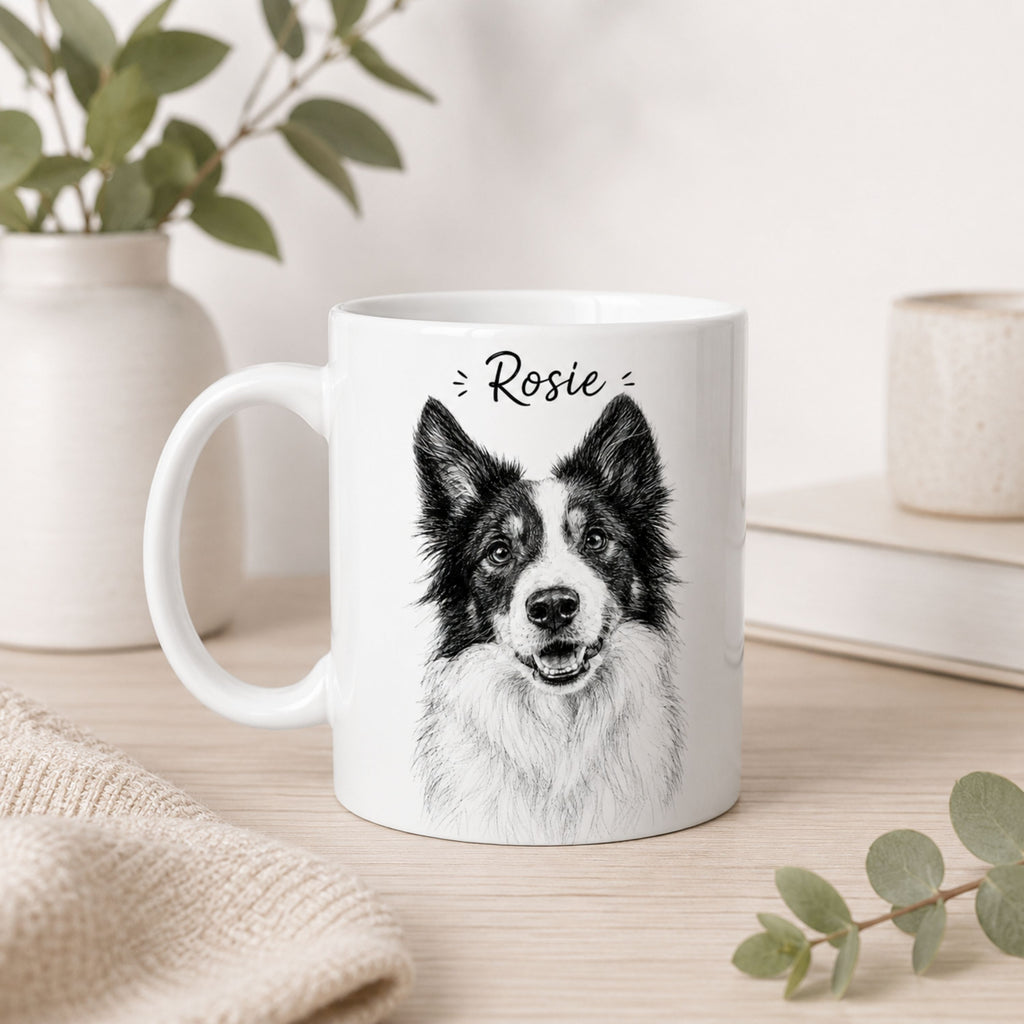 Custom Street Style Dog Portrait Mug | Personalized Pet Coffee Cup