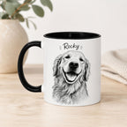 Custom Street Style Dog Portrait Mug | Personalized Pet Coffee Cup