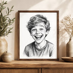 Custom Street Style Ink Portrait from Photo