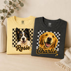 Custom Vintage Retro Pet Shirt | Personalized Dog Graphic Tee