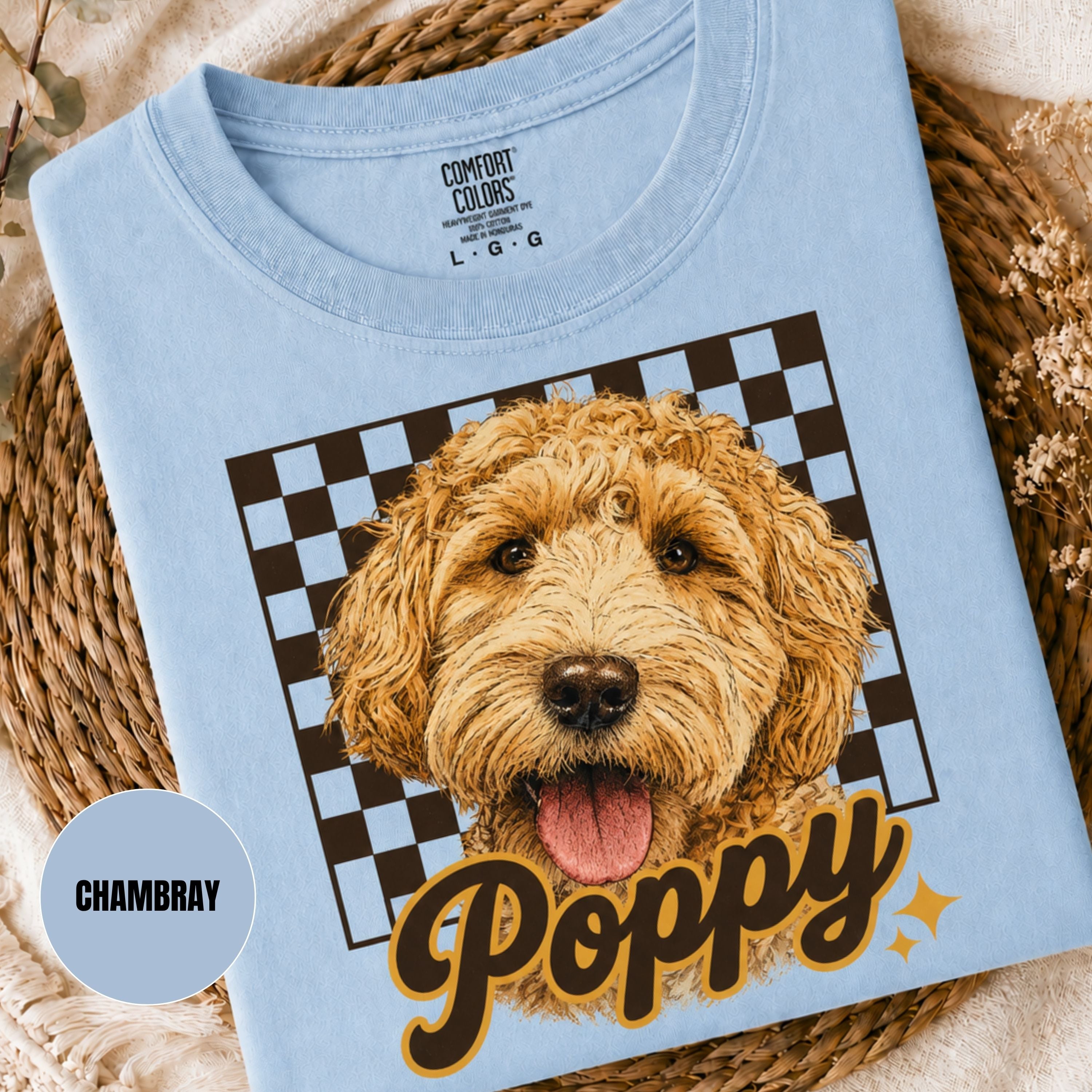 Custom Vintage Retro Pet Shirt | Personalized Dog Graphic Tee