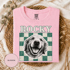 Personalized Vintage Pet Portrait T-Shirt | Custom Dog & Cat Tee