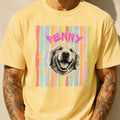 Personalized Vintage Pet Portrait T-Shirt | Custom Dog & Cat Tee