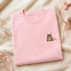 Custom Cat Shirt – Personalized Watercolor Pet Portrait