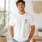 Custom Cat Shirt with Name – Personalized Sketch Portrait