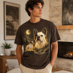 Custom Dog Shirt – Personalized Moon Pet Portrait T-Shirt